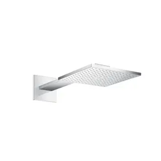 Axor Shower Solutions Верхний душ 23,8x23,8 см, 2 вида струи, кронштейн настенный 45 см, цвет: хром 35310000