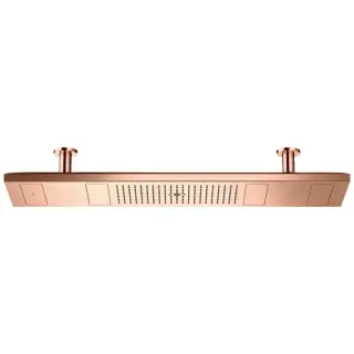 Axor Shower Heaven Верхний душ 120x30 см, 4 режима, с подсветкой, цвет: полированное розовое золото 10629300