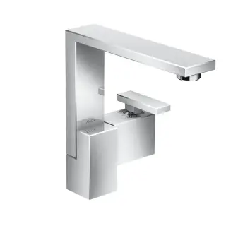 Axor Edge Смеситель для раковины однорычажный высокий с донным клапаном на 1 отверстие, цвет: хром 46020000