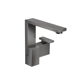 Axor Edge Смеситель для раковины высокий на 1 отверстие с дон. клап., цвет: полированный черный хром 46021330