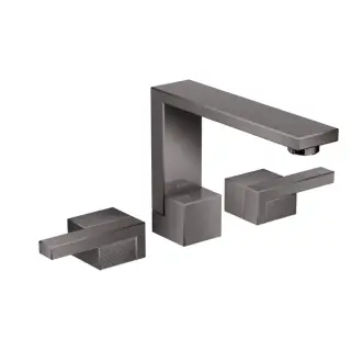 Axor Edge Смеситель для раковины на 3 отверстия с донным клапаном, цвет: полированный черный хром 46051330