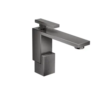 Axor Edge Смеситель для раковины на 1 отверстие с донным клапаном, цвет: полированный черный хром 46011330