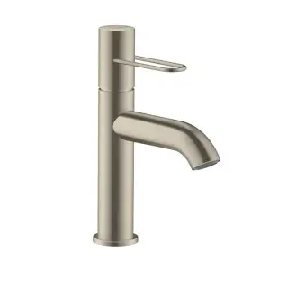 Axor Uno Смеситель для раковины на 1 отверстие с донным клапаном, цвет: шлифованный никель 38026820