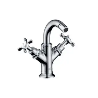 Axor Montreux Смеситель для биде на 1 отверстие с донным клапаном, цвет: хром 16520000