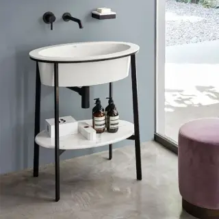 Cielo Catino Ovale Раковина, 70х50хh18 см, цвет: глянцевый белый CALAO