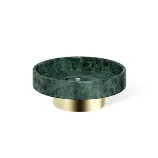 Decor Walther Century STS Мыльница с мраморной чашей, настольная, цвет: золото матовое 0587082