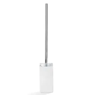 Decor Walther Porzellan DW 6250 Ершик для унитаза напольный с керамической колбой, цвет: хром 0834700