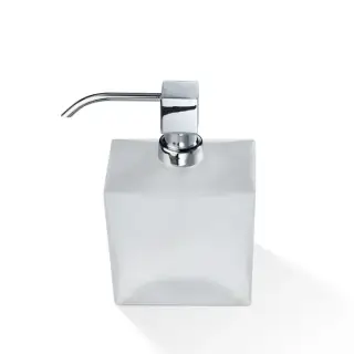 Decor Walther Porzellan DW 955 Дозатор для жидкого мыла, настольный, стеклянная колба, цвет: хром 0838704