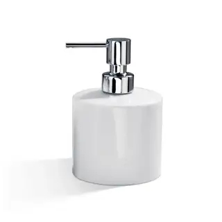 Decor Walther Porzellan DW 520 Дозатор для мыла, настольный, фарфор, цвет: хром 0844100
