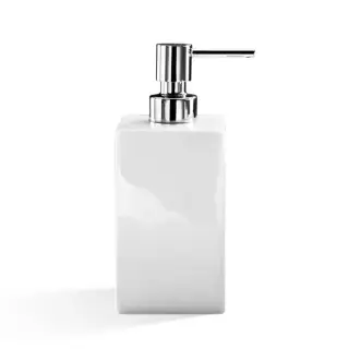 Decor Walther Porzellan DW 6270 Дозатор для мыла, настольный, фарфор, цвет: хром 0846100