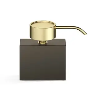 Decor Walther Porzellan DW 477 Дозатор для жидкого мыла, настольный, цвет: золото/темная бронза 0852141