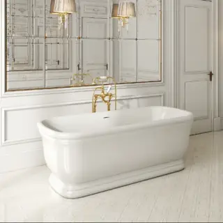 Devon&Devon Hollywood Ванна, без отверстий 177,5x88,5xh64 см, композит, цвет белый DEHOL