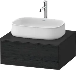 Duravit Zencha Тумба под раковину 65x55x28,1h см, цвет: дуб черный/графит супермат. ZE4810016800000