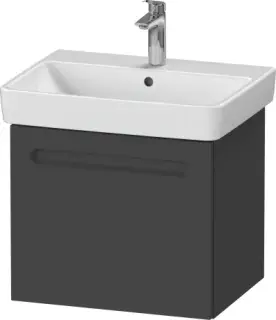 Duravit No.1 Тумба под раковину подвесная 54x42,6x47,8h см, цвет: графит матовый N14281049490000