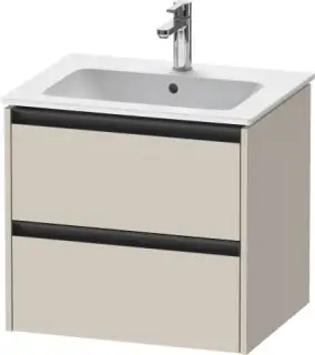 Duravit Ketho.2 Тумба под раковину 61x48x55h см, цвет: серо-коричневый супермат. K25262083830000