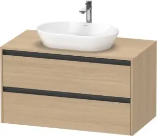 Duravit Ketho.2 Тумба под раковину с 2-мя ящ. 100x55x56,8h см, цвет: дуб натур. K24896030300000