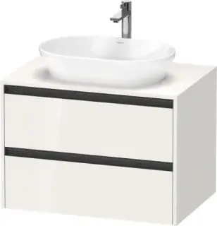 Duravit Ketho.2 Тумба под раковину с 2-мя ящ. 80x55x56,8h см, цвет: белый глянц. K24895022220000