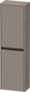 Duravit Ketho.2 Шкаф подвесной 40х24х132h см, цвет: базальт матовый K21319L43430000