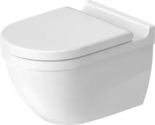 Duravit Starck 3 Унитаз безободковый подвесной 36,5x54x37,5h см, цвет: белый 25270900001