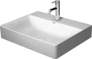 Duravit DuraSquare Раковина подвесная прямоугольная с 1 отв 60x47x14,5h см, цвет: белый 2353600070