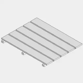Effegibi Набор дорожек био-сауны Sky Corner 60, угловой DX, материалы канадский хемлок AS 20 00 0335