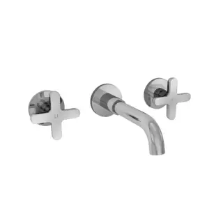 Fantini Icona Classic Смеситель для раковины, на 3 отв, излив 15 cм, цвет хром 53 02 R010B