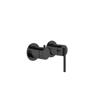 Gessi Ingranaggio Смеситель для ванны встраиваемый, 2 потребителя, внешняя часть, цвет: matte black 63580#299