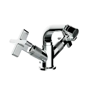 Gessi Inciso Смеситель для биде, двухвентильный, с донным клапаном, цвет: chrome 58127#031