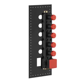 Gessi Встраиваемая часть для термостатического встраиваемого смесителя на 5 потребителей 43109#031