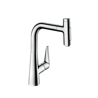 Hansgrohe Talis Select M51 Смеситель для кухонной мойки однорычажный 220, с выд. изливом, цвет: хром 72824000