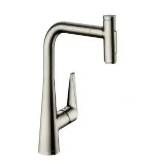 Hansgrohe Talis Select M51 Смеситель для кух. мойки однорыч. 300, с выдв. изл. цвет: нержав. сталь 72823800