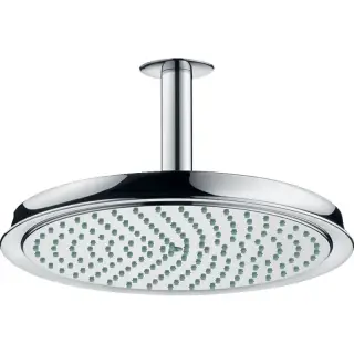 Hansgrohe Raindance Classic Верхний душ 27 см Air, 1 режим, кронштейн потолочный 10 см, цвет: хром 27405000