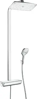Hansgrohe Raindance Select S Душевая стойка: термостат, верхний душ 36x19 см, цвет: хром/белый 27112400