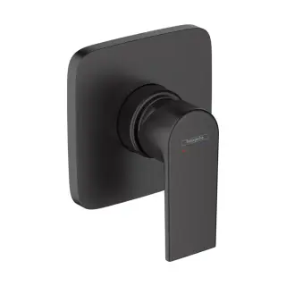Hansgrohe Vernis Shape Смеситель для душа встраиваемый, внешняя часть, цвет: матовый черный 71658670
