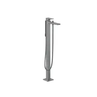 Hansgrohe Metropol Смеситель для ванны напольный однорыч., отдельностоящий, цвет: шлиф. черный хром 32532340
