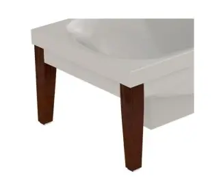 Kerasan Bentley Деревянные ножки для ванны 395001, 4 шт, цвет: Frassiano scuro 918947