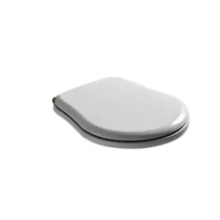 Kerasan Retro Крышка-сиденье для унитаза, крепление бронза, цвет: Bianco lucido 109301