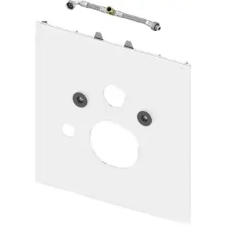 Tece Lux Нижняя панель из стекла для унитаза-биде, цвет: белый глянцевый 9650104