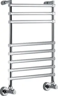 Margaroli Sole 464/8 Полотенцесушитель водяной для ГВС 43,5х76h (int 47), нижнее, цвет: chrome 4643708CRN