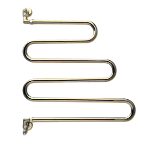 Margaroli Vento 405 Полотенцесушитель водяной для ГВС 60х70,5h (int 63,5), вертик. brushed nickel 405BN