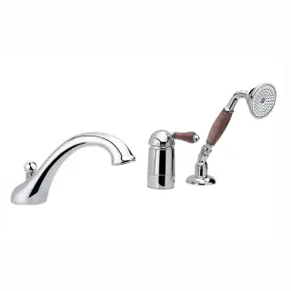 Nicolazzi Forest Смеситель на борт ванны на 3 отверстия, с изливом 20 см, цвет хром 3414CR77