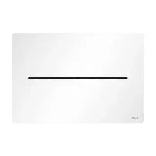 Tece Solid Кнопка смыва для унитаза антивандальная, металл, бесконтактная, цвет: белый матовый 9240463