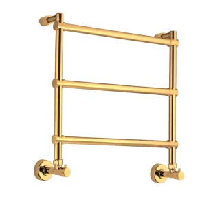 Margaroli Sole 442/3 Полотенцесушитель водяной для ГВС 53,5х53h (int 47) нижнее, цвет: gold 4424703GON