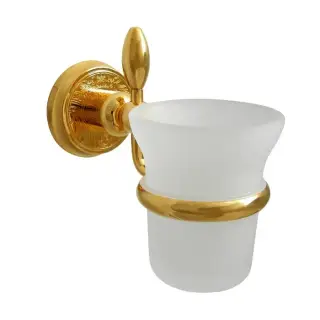 Nicolazzi Liberty Стакан стеклянный подвесной, цвет: золото 1088GO16