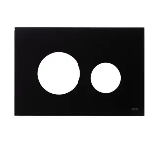 Tece Loop Кнопка смыва для унитаза, внешняя панель без клавиш, стекло, цвет: черный Alape и Emco 9240674