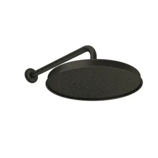 Gessi Venti20 Верхний душ d32,8 см, 1 вид струи, кронштейн настенный 38,9, цвет: aged bronze 65149#187