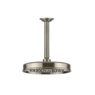 Gessi Venti20 Верхний душ d22,9 см, 1 вид струи, кронш. потол. 28,8 см, цвет: finox brushed nickel 65152#149