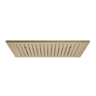 Gessi Afilo Потолочный душ встраиваемый 39,5x59,5 см, 1 вид струи, цвет: warm bronze brushed PVD 57006#726