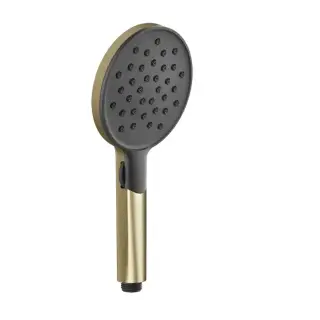 Gessi Shower Sets Ручной душ с ручкой из пластика, 3 вида струи, цвет: brushed brass PVD 47350#727