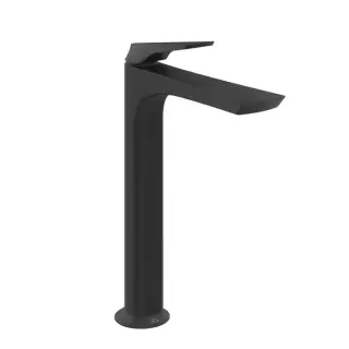 Gessi Ventaglio Смеситель для раковины высокий, с д/к, высота излива 25,1 см, цвет: matte black 72053#299